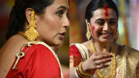 Rani Mukerji Adds Prada Glam to Sindoor Khela Saree: 5 Stars Who Honored Tradition with Style