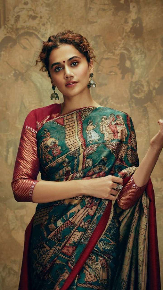 Taapsee Pannu’s Top 5 Iconic Saree Designs for a Glamorous Look