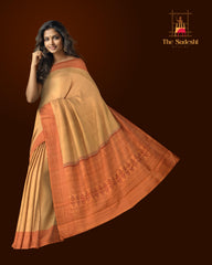 The Classic Copper Tapestry Pure Kanchipuram Silk Saree