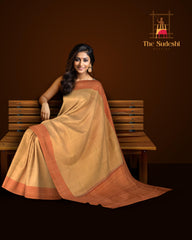 The Classic Copper Tapestry Pure Kanchipuram Silk Saree