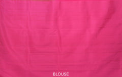 Harmonious Blend of Brown, Light Brown, and Pink Half-and-Half Pure Kanchipuram Silk Saree