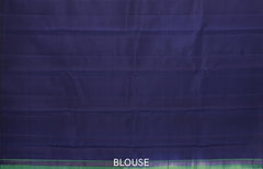 Lavender Dream: Light Mauve Pure Silk Saree with Navy Blue Elegance