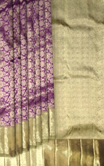 Wine Kanchipuram Silk Saree with Floral Jacquard – Elegance Woven in Deep Hues and Classic Weaves