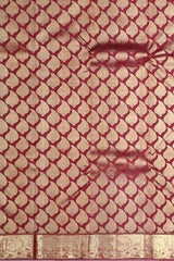 Red Mango Motif Jacquard Kanchipuram Silk Saree – A Classic Symbol of Prosperity and Power