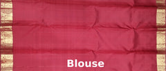 Red Mango Motif Jacquard Kanchipuram Silk Saree – A Classic Symbol of Prosperity and Power