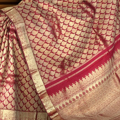 Red Mango Motif Jacquard Kanchipuram Silk Saree – A Classic Symbol of Prosperity and Power