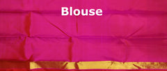 Ochre Yellow Kanchipuram Silk Saree with Ganga Jamuna Pink-Blue Border – A Vivid Contrast of Cultural Grandeur