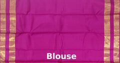 Radiant Orange Kanchipuram Pure Silk Saree with Intricate Motifs