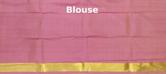 Classic Beige Kanchipuram Silk Saree with Ettukol Seepurek Zari Border