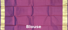 Elegant Maroon Kanchipuram Silk Saree with Temple Border and Thread Work