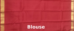 Royal Blue Kanchipuram Silk Saree with Red Border and Bhutta Motifs