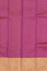 Pink Podi Kattam Kanchipuram Silk Saree with Tissue Border