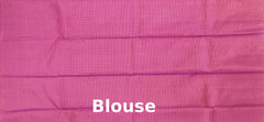 Pink Podi Kattam Kanchipuram Silk Saree with Tissue Border