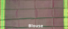 Green Kanchipuram Silk Saree with Light Green Border
