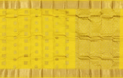Light Yellow Kanchipuram Silk Saree with Intricate Motifs
