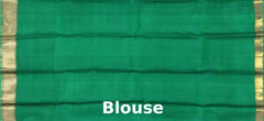 Green Kanchipuram Silk Saree with Annam Bhutta and Elephant Motif Border