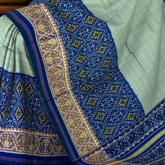 Blue / Teal Rajkot Patola Saree