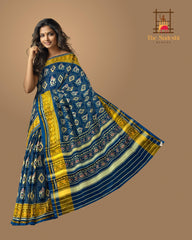 Rama Morpinch Blue Diamonds Regular Rajkot Patola Saree