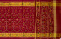 Red Maroon Navratna Regular Rajkot Patola Saree