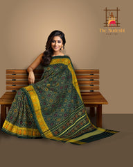 Dark Rama Chanda Bhat Patola Saree