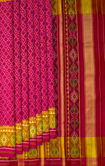 Pink Daliyabhat Patola Saree