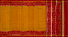 Red Mustard Galo Patola Saree