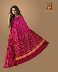 Pink Daliyabhat Patola Saree