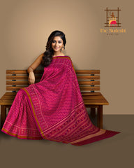 Pink Daliyabhat Patola Saree