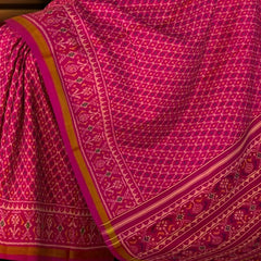 Pink Daliyabhat Patola Saree