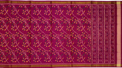 Pink Single Ikat Rajkot Patola Saree