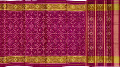 Rani Pink Single Ikat Rajkot Patola Saree