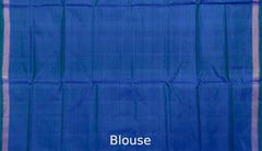 Green Blue Chandabhat Border Pallu Ghughro (LP) Single Ikat Rajkot Patola Saree