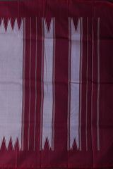 Lavender Arani Temple Border Saree with Maroon Temple/Thalamboo Border