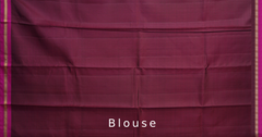 Greyish Purple and Magenta Kanchipuram Pure Zari Saree